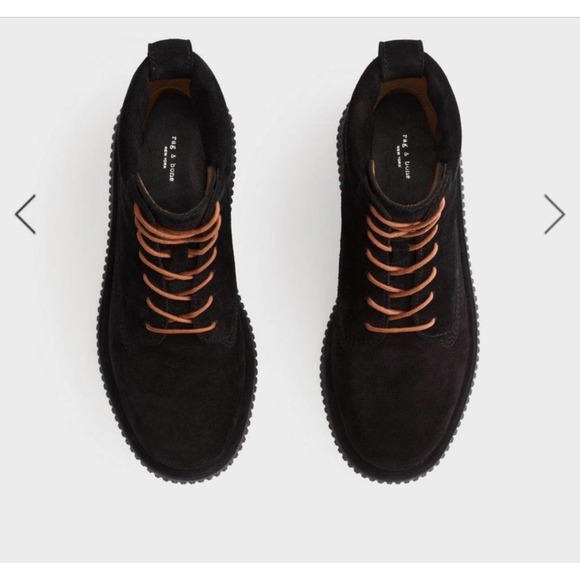 NEW Rag & Bone Sloane Ankle Boot - Black Suede Size 39/9 - Picture 2 of 10